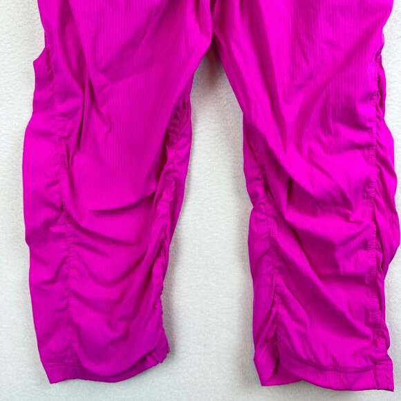 Ivivva by Lululemon Girl Size 14 Hot Pink Scrunched Pants Capri Athleisure Dance - Picture 10 of 13